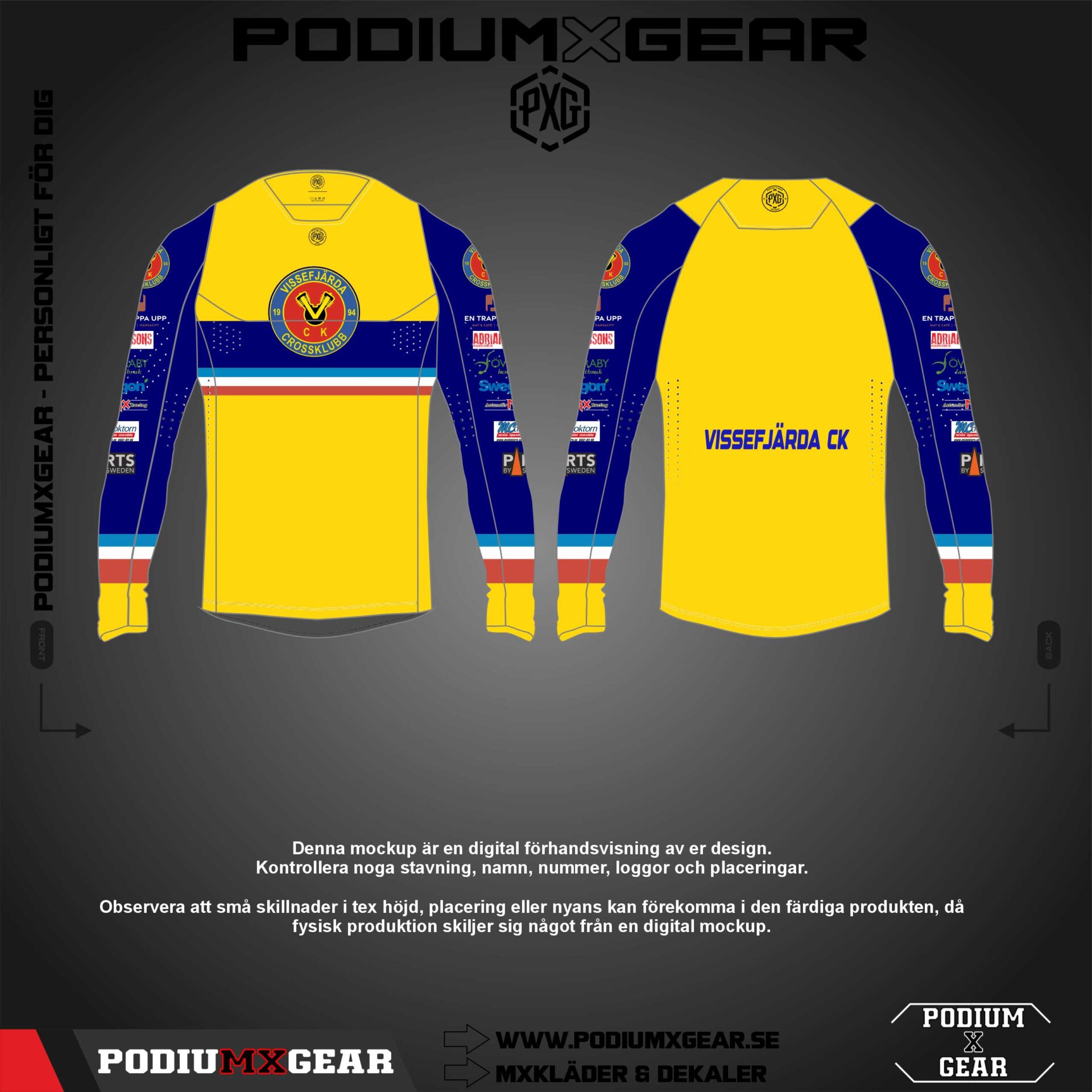 Klubbtröja Vissefjärda CK